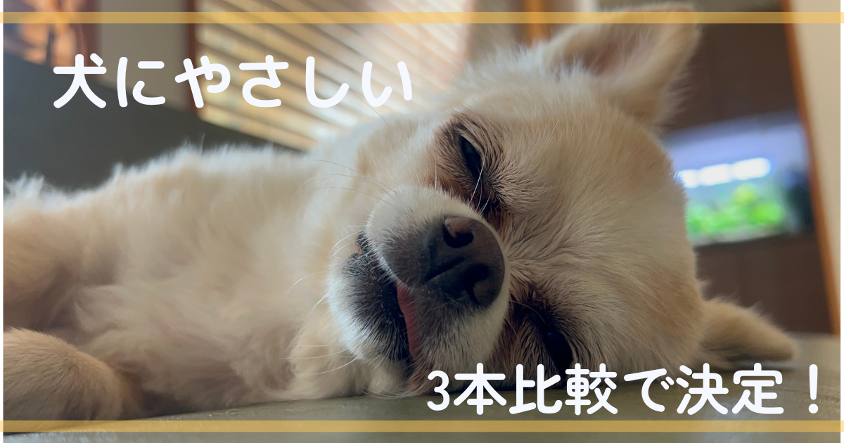 犬にストレスをかけないすきバサミはどれ？3本比較して決めました